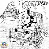 Coloring Pages Trains Train Thomas Popular sketch template