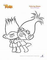 Trolls Coloring Printable Pages Party Color Vibrant Especially Entire Colors Any Week Fun Their sketch template