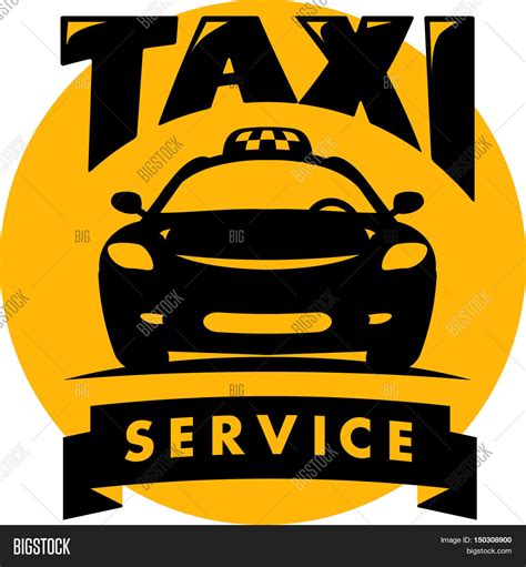 taxi logo eps vector photo  trial bigstock