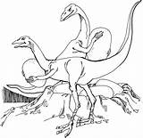Oviraptor Dinosaur Dinosaurio Raptor Colorear Colouring Tresor Momes Allosaurus sketch template