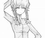 Gate Steins Suzuha Amane Training Coloring Pages Cartoon Another Supertweet sketch template