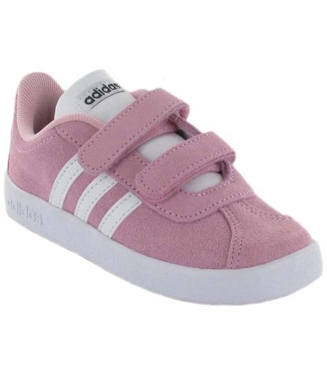 adidas vl court  cmf rosa calzado casual baby rosa  todo deportecom
