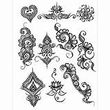 Designs Henna Mehndi Drawing Stencil Tattoo Drawings Stencils Simple Joann Easy Clip Earth Google Hand Paper Flower Mehendi Transfer Tattoos sketch template