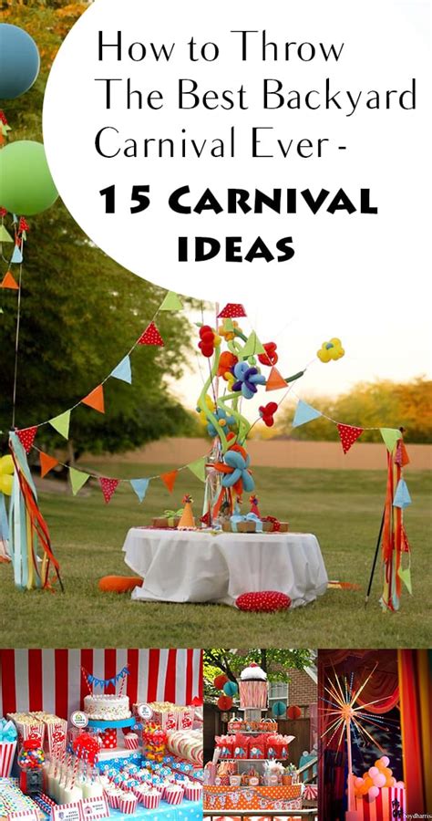 how to throw the best backyard carnival ever 15 carnival