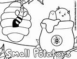 Potatoes Twizzlers Disney sketch template