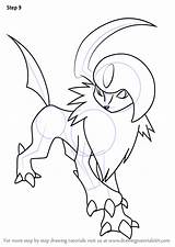 Absol Pokemon Draw Drawing Step Tutorials sketch template