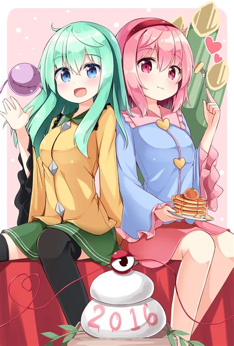 Komeiji Koishi And Komeiji Satori Touhou Drawn By