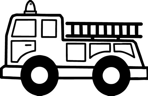 fire truck stair coloring page wecoloringpagecom