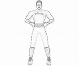 Cage Johnny Mortal Combat Power Coloring Pages Character sketch template