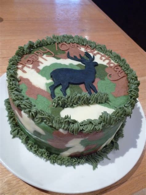 deer birthday cake cakecentralcom