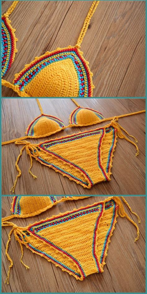 crochet swimwear fashion beach suit sexy handmade crochet bikinis wome