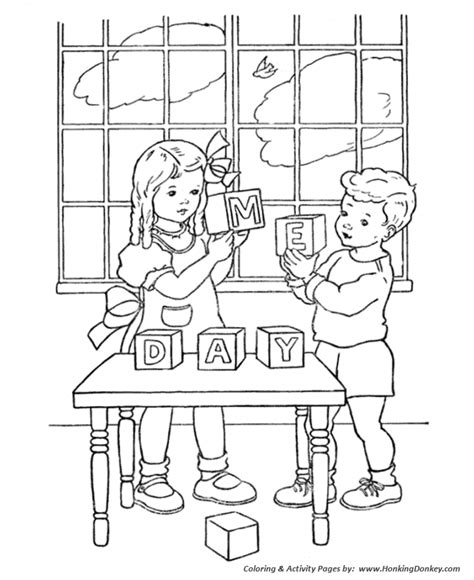 memorial day coloring pages memorial day kids blocks coloring pages