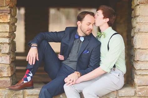 Romantic Backyard Alabama Gay Wedding Equally Wed