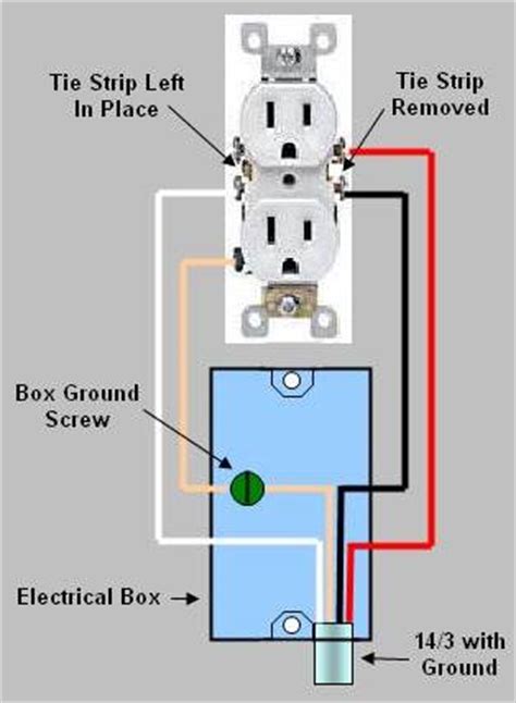 wiring diagram split duplex receptacle wiring diagram