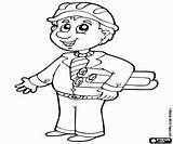 Technician Construction Helmet Coloring Pages Work People Oncoloring sketch template