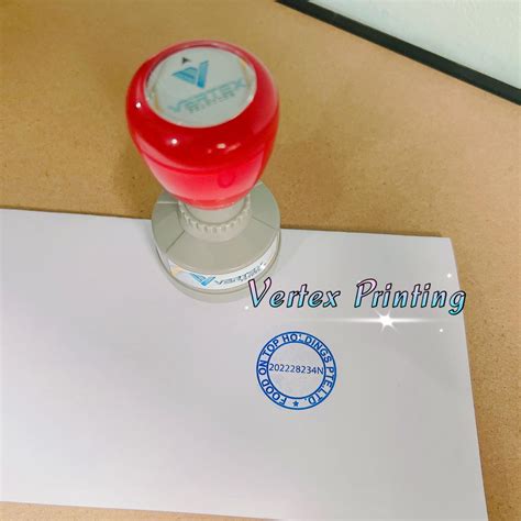 stamp chop  vertex printing