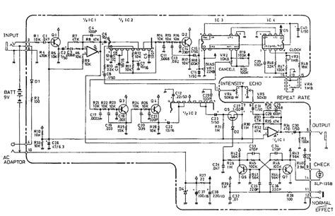 boss dm  delay guitar pedal schematic diagram