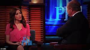 farrah abraham can t deal with dr phil s tough talk as he tackles her about drink driving and