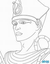 Ramses Pharaoh Pharao Moses Ausmalen Hellokids Ausmalbilder Pharoah Egypte Coloringhome Zapisano Drucken sketch template