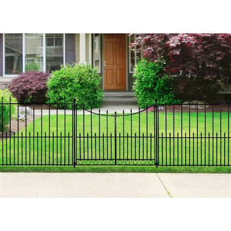 no dig powder coated steel decorative metal fence gate powdersi
