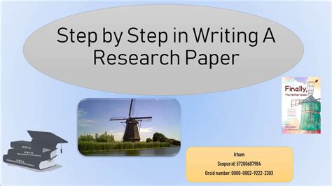 write  research paper part  youtube