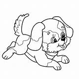 Puppy Dieren Outline Colorare Hondje Hondjes Puppies Farbton Entwurf Seiten Cucciolo Sveglio Hond Chien Joyful Colorier Leuke Haustier Nettes Libro sketch template