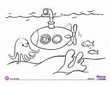Submarine Coloring Transportation Theme Pages Preschool Yellow Teacherspayteachers Worksheets Activities Vbs Ocean Sold sketch template