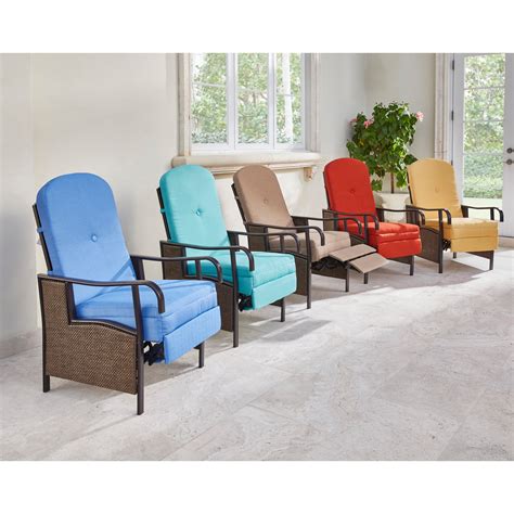 extra wide outdoor recliner  cushion brylane home