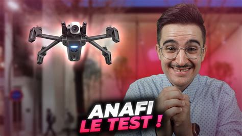 test de  anafi le nouveau drone portatif de parrot youtube