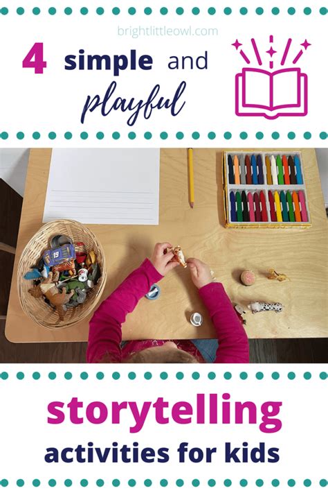 create  simple  playful storytelling  kids activities