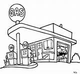 Station Gas Drawing Pump Oil Gif Harwood Service Getdrawings Lot sketch template