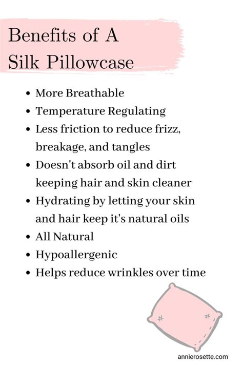 Why You Need A Silk Pillowcase The Benefits Annie Rosette Silk