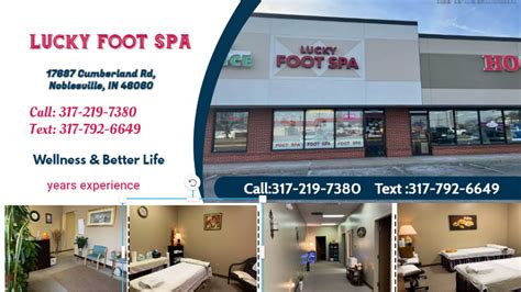 lucky foot spa  cumberland  noblesville