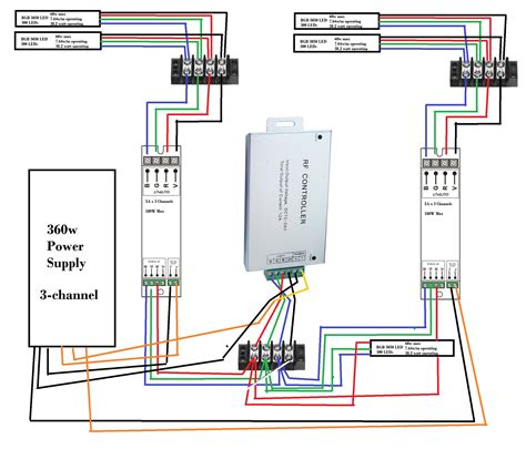 led strip multiple leds  controller diagram included electrical engineering stack exchange