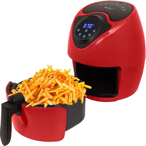 amazoncom deco chef xl  cup  qt digital air fryer cooker   smart programs healthy