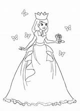 Princess Coloring Pages Butterfly Butterflies Rose Prinsess Color Bush Beautiful Print Sheet Below Roses Getcolorings Same Another Now Popular Clipartqueen sketch template