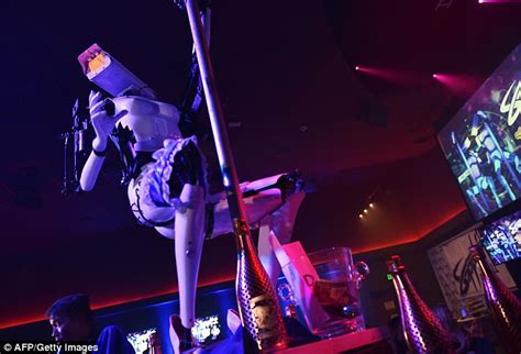 pole dancing robots appear in las vegas to spice up ces daily mail online