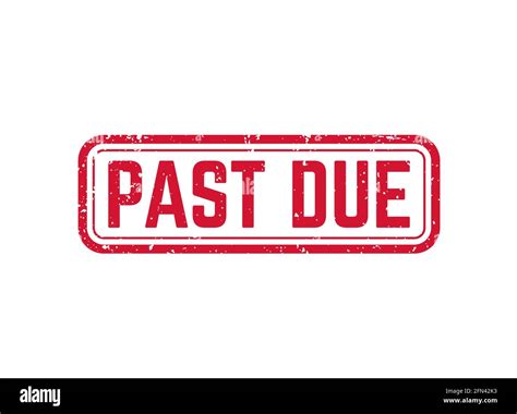 due vector red stamp  white stock vector image art alamy