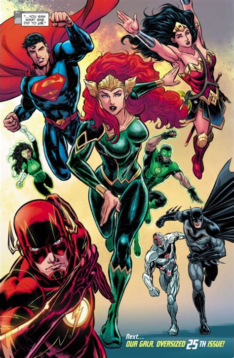 Mera Joins The Justice League Rebirth Fotos De Comics