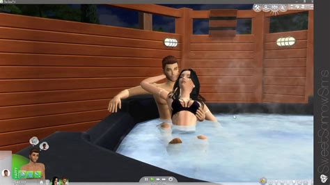 Sweetsorrowsims The Sims 4 Custom Content Hottub Pose