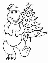 Barney Christmas Coloring Pages Friends Tree Printable Bop Baby Playing Bj Cowboy Football Categories sketch template