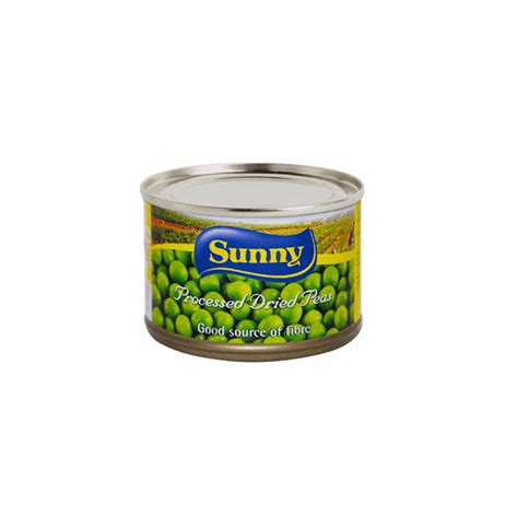 sunny processed peas  sunny food canners