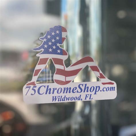 chrome shop stickers  chrome shop