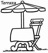 Terraza Pretende Disfrute Motivo Compartan sketch template