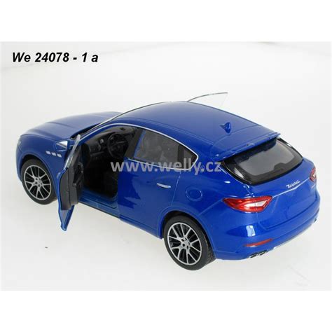 Welly 1 24 Maserati Levante Blue Code Welly 24078 Modely Aut