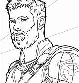 Thor Coloring Pages Ragnarok Avengers Marvel Lego Printable Cartoon Color Print Kids Coloringonly Getcolorings Size Getdrawings Categories Super Heroes Colorings sketch template