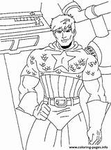 America Captain Rogers Coloring Steve Superhero Pages Printable sketch template
