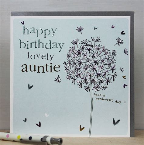 Auntie Birthday Card By Molly Mae®