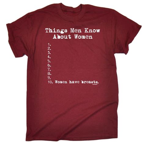 things men know about womens t shirt tee joke humour t funny mothers