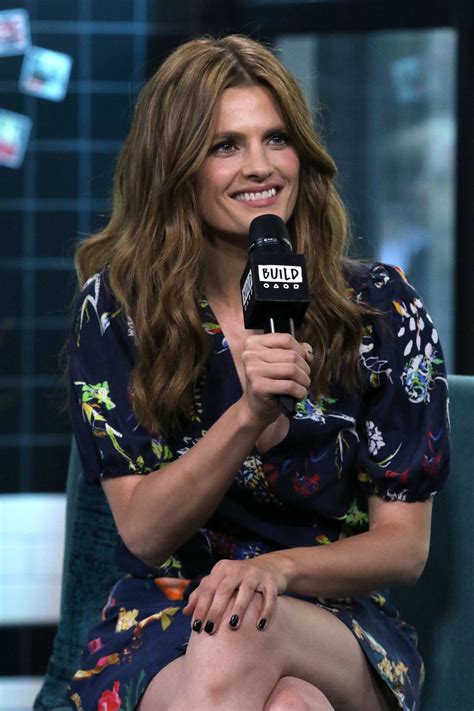 Stana Katic Visits The Build Series To Discuss Absentia